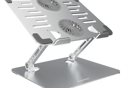 Porodo Aerodesk Cooling Laptop Stand Silver