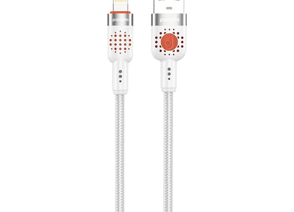 Porodo Braided Cable USB-A to Lightning White