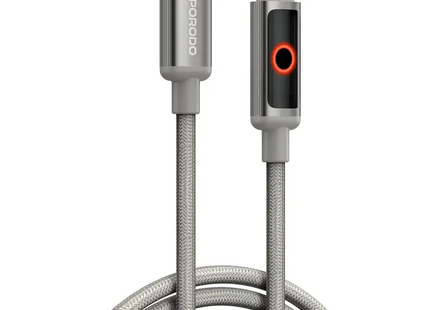 Porodo ChargeLite USB-C To USB-C Gray