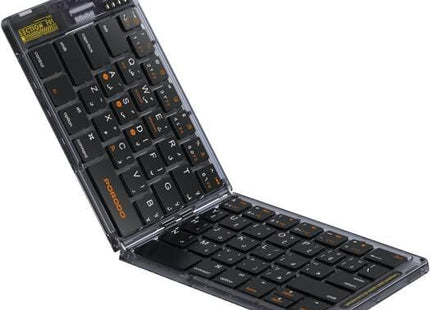 Porodo Crystal Shell Wireless Keyboard Black