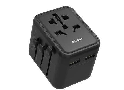 Porodo Dual Port Universal Fast Charger Eu | Us | Uk | Au