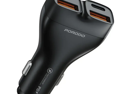 Porodo Dualpower 102W Car Charger Black
