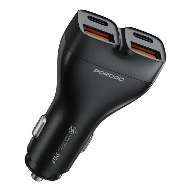 Porodo Dualpower 102W Car Charger Black