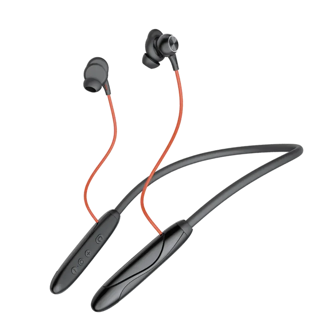 Porodo Echo Flex Magnetic Buds Hall-Switch Technology Black