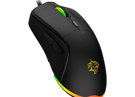 Porodo Gaming 7200 DPI Gaming Mouse 6 Programmable Keys Black