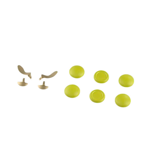 Porodo Gaming 8in1 Thumb Stick & Back Keys for Edge Controller Yellow
