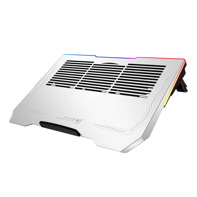 Porodo Gaming Aluminum Multi-Fan Cooling Pad Silver