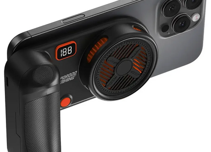 Porodo Gaming Arcticchill Magnetic Phone Cooler With Ultra-Quiet Fan Orange