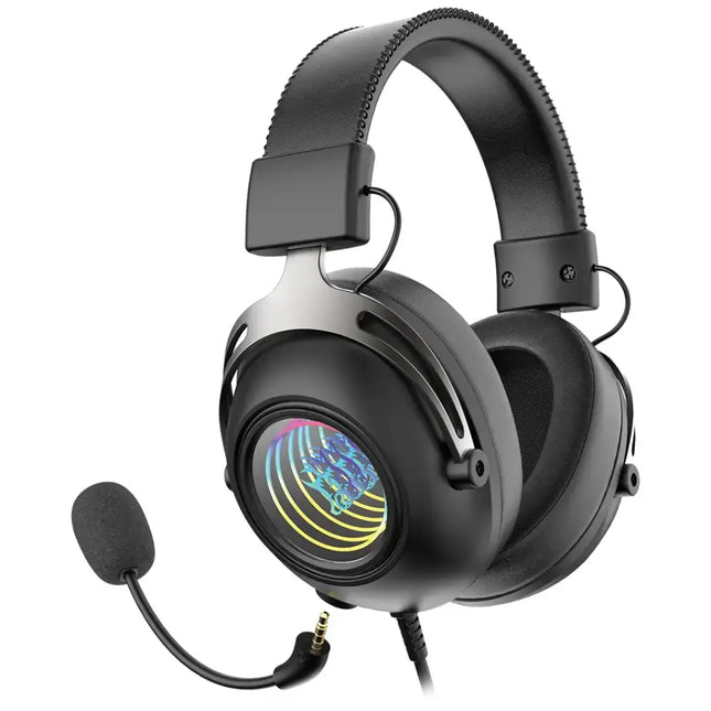 Porodo Gaming Infinity Mirror RBG Gaming Headset Black