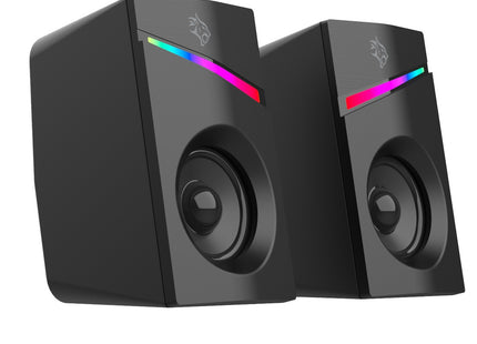 Porodo Gaming Stereo Gaming Speakers Volume Knob Control Black