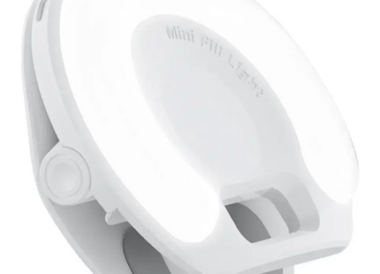 Porodo Glowring Portable Fill Light Clip-On Design White