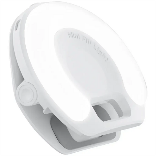 Porodo Glowring Portable Fill Light Clip-On Design White