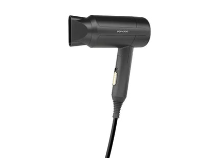 Porodo Lifestyle 1200W Foldable Hair Dryer 1.8M Cable Black