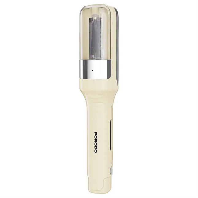 Porodo Lifestyle 2-In-1 Split End Trimmer & Hair Straightener White