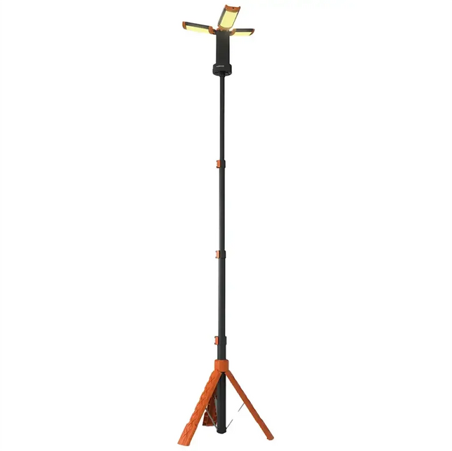 Porodo Lifestyle 9000mAh Work Lantern Foldable Multi-Mode LED Light Orange