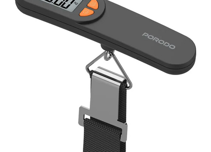 Porodo Lifestyle Accuscale High-Precision Luggage Scale Black