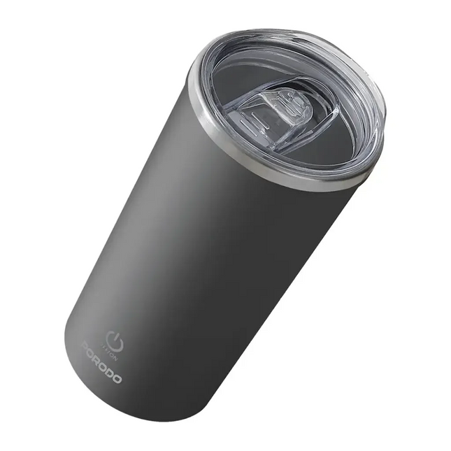 Porodo Lifestyle Auto-Stirring Insulated Mug Black