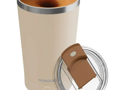 Porodo Lifestyle Automatic Magnetic Stirring Mug High-Speed Mixing Cream