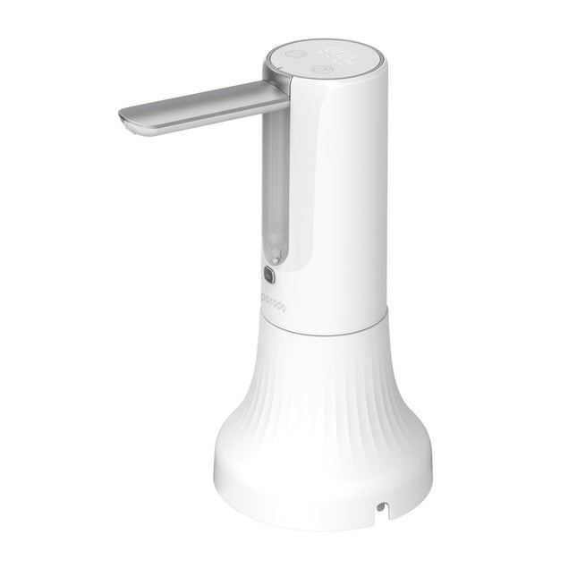 Porodo Lifestyle Bottle & Tabletop Water Pump Digital Display And Touch Control White