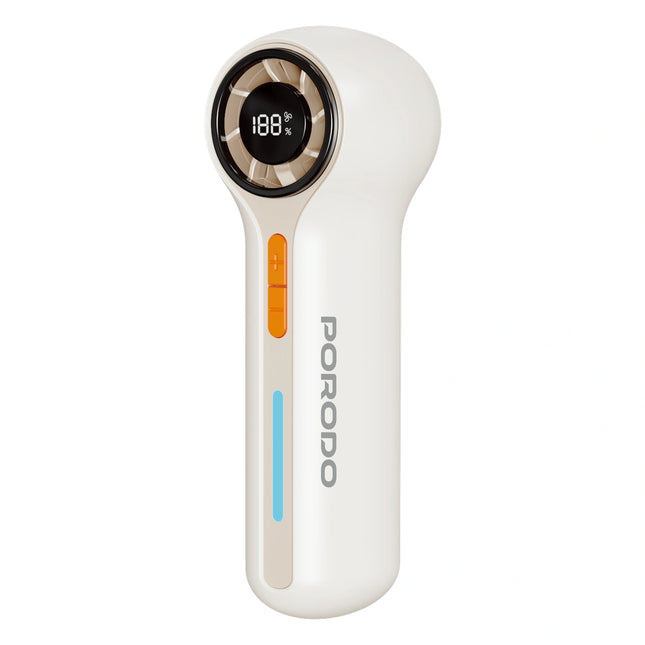 Porodo Lifestyle Chillo Breeze Pocket Turbo Fan With 100 Adjustable Speed Levels Beige