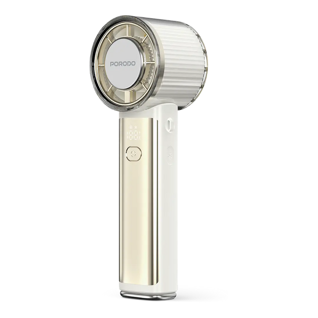 Porodo Lifestyle Chillo Cryo Foldable Handheld Fan Beige