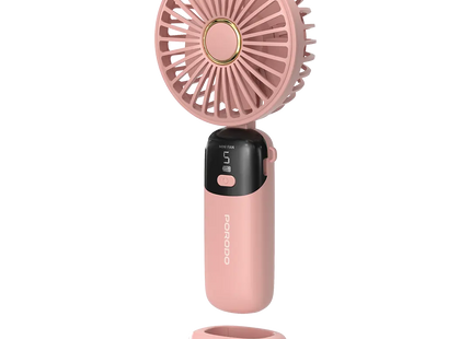 Porodo Lifestyle Chillo Flex Portable Handheld Fan Pink