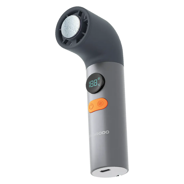 Porodo Lifestyle Chillo Polar Portable Handheld Fan With Semiconductor Cooling Gray