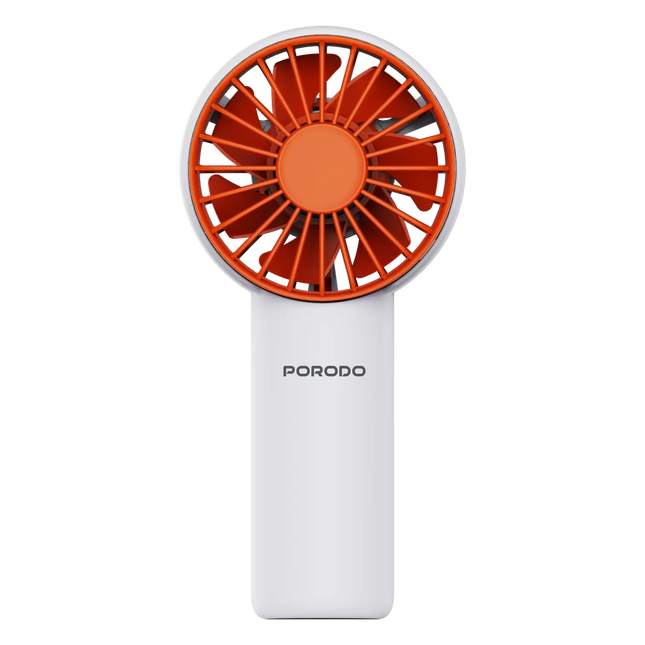Porodo Lifestyle Chillo Rechargeable Handy Fan White