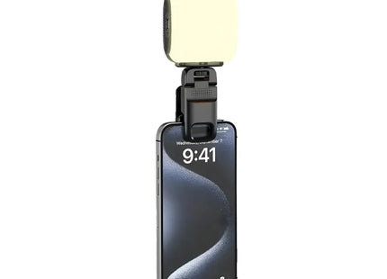 Porodo Lifestyle Clip-On Fill Light Black