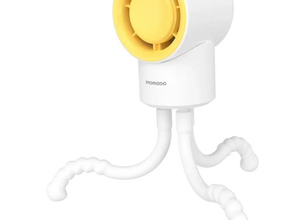 Porodo Lifestyle Coolflex Mini Handheld Fan White