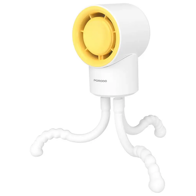 Porodo Lifestyle Coolflex Mini Handheld Fan White