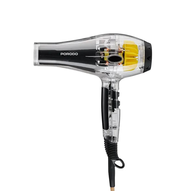 Porodo Lifestyle Crystal Shell Hair Dryer Black