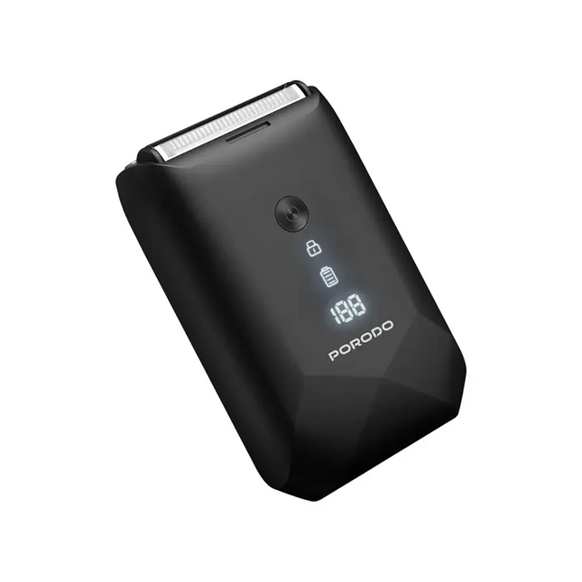 Porodo Lifestyle Dual-Blade Pocket Shaver Black