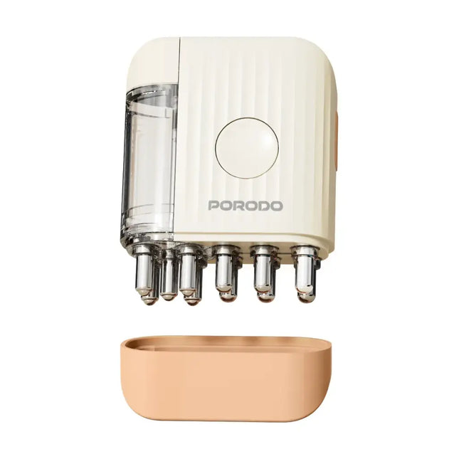 Porodo Lifestyle EMS & Red Light Hair Oil Applicator Scalp Massage Beige