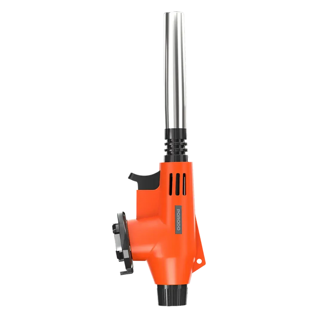 Porodo Lifestyle Flamemaster Butane Gas Lighter Black & Orange