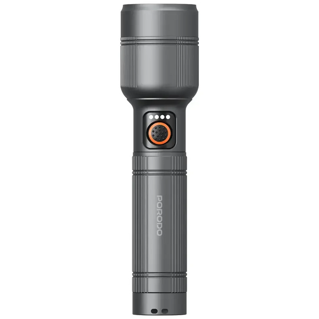 Porodo Lifestyle Lumalite 2500 Rechargeable Flashlight Grey