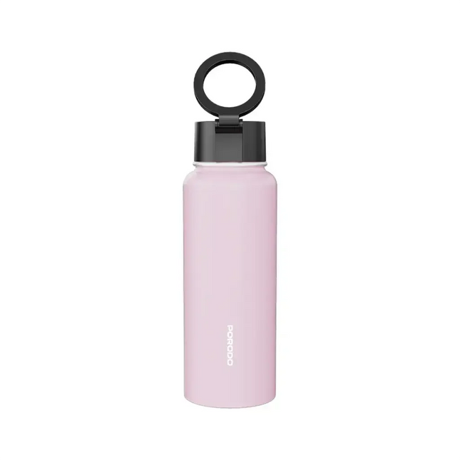 Porodo Lifestyle Magnetic Mount Water Bottle Pink