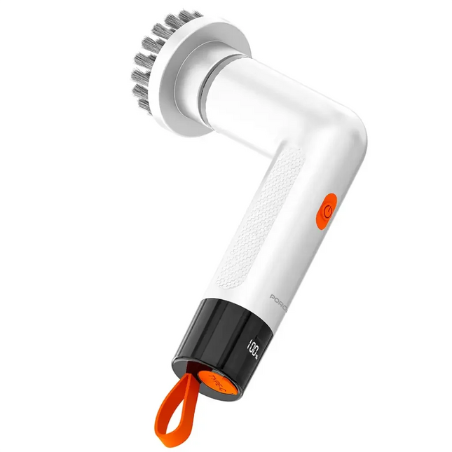 Porodo Lifestyle MiniSpin Electric Cleaning Brush White