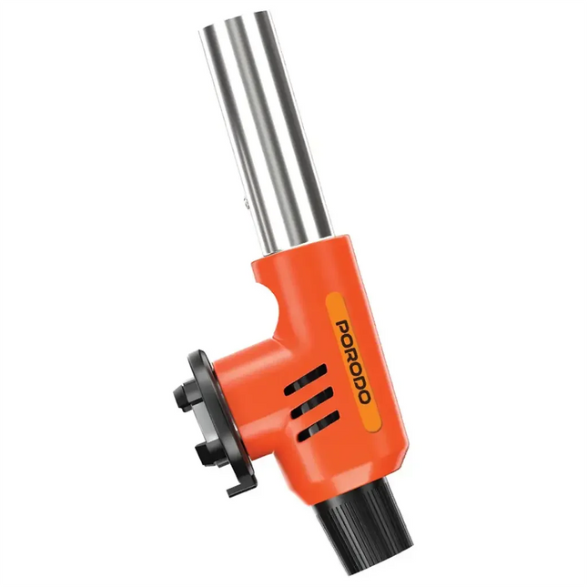 Porodo Lifestyle Multi-Function Butane Gas Lighter Black & Orange