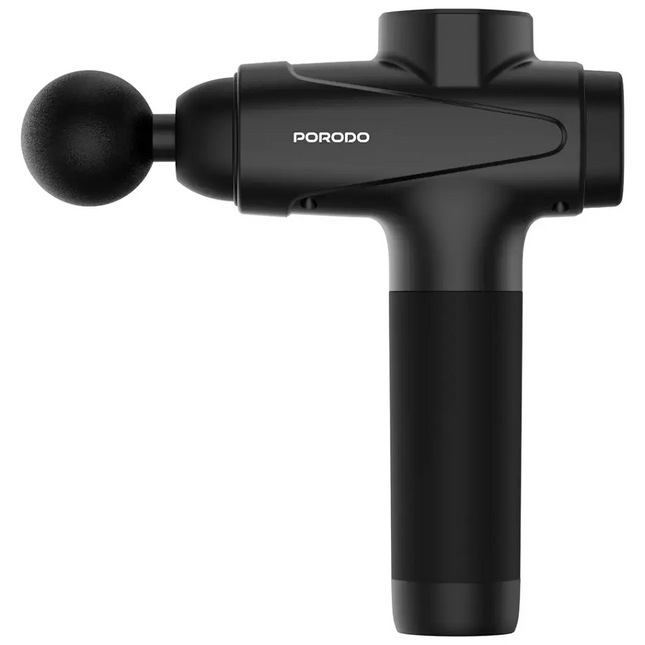 Porodo Lifestyle Multi-Head Deep Massage Gun Black