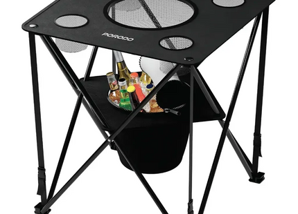 Porodo Lifestyle Outdoor Companion Foldable Camping Table Black