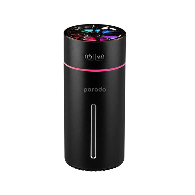 Porodo Lifestyle Portable Air Diffuser Essential Oils & LED Lighting Black