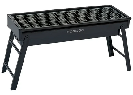 Porodo Lifestyle Portable Folding Large BBQ Grill Black