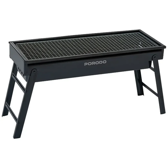 Porodo Lifestyle Portable Folding Large BBQ Grill Black