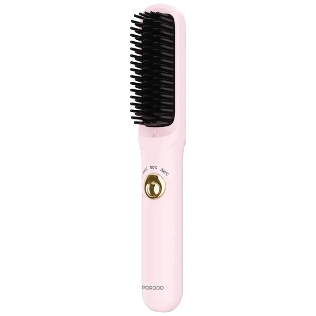 Porodo Lifestyle Portable Hair Straightener Pink