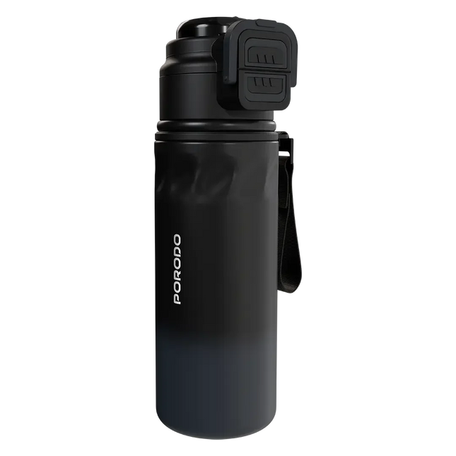 Porodo Lifestyle Powersip Sports Water Bottle Black