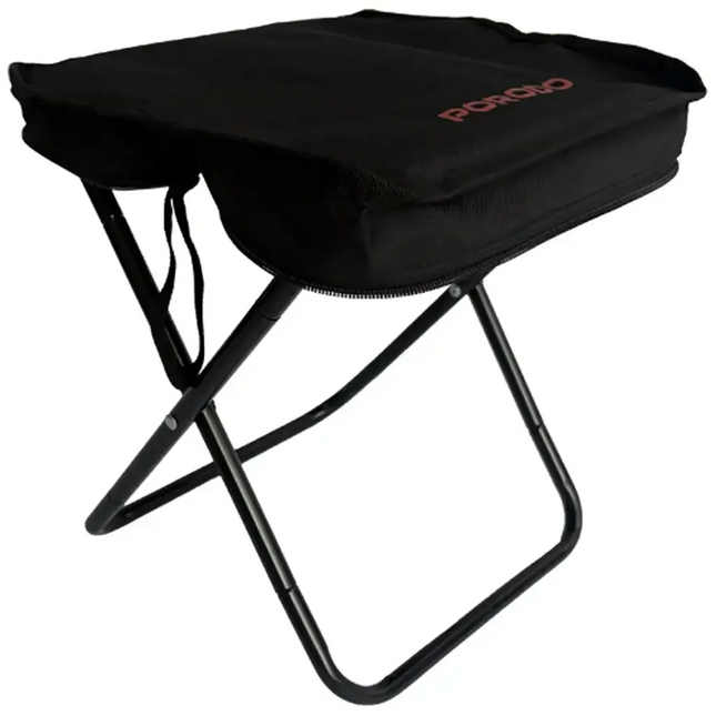 Porodo Lifestyle Quick-Fold Portable Camping Seat Black