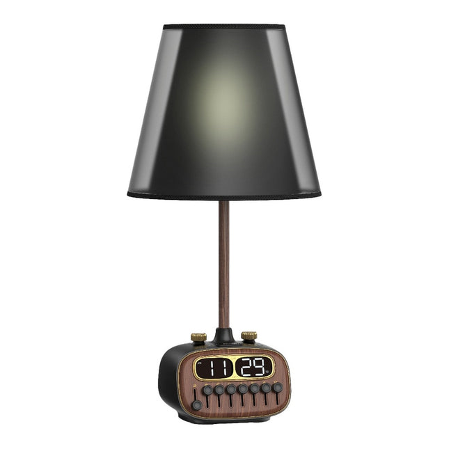 Porodo Lifestyle Retro Desk Lamp White-Noise & BT Speaker Black