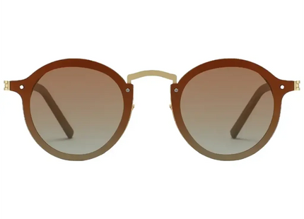 Porodo Lifestyle Riviera Round Frame Sunglasses Gold