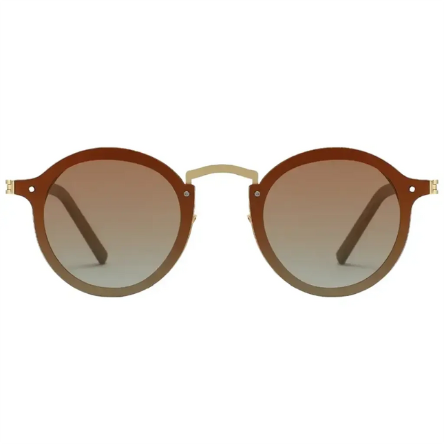 Porodo Lifestyle Riviera Round Frame Sunglasses Gold